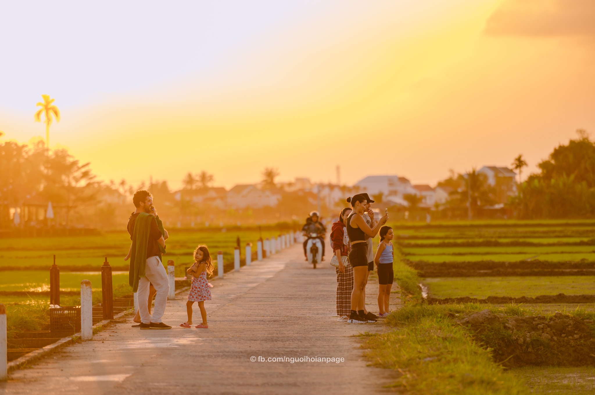 The sunrise in Hoi An